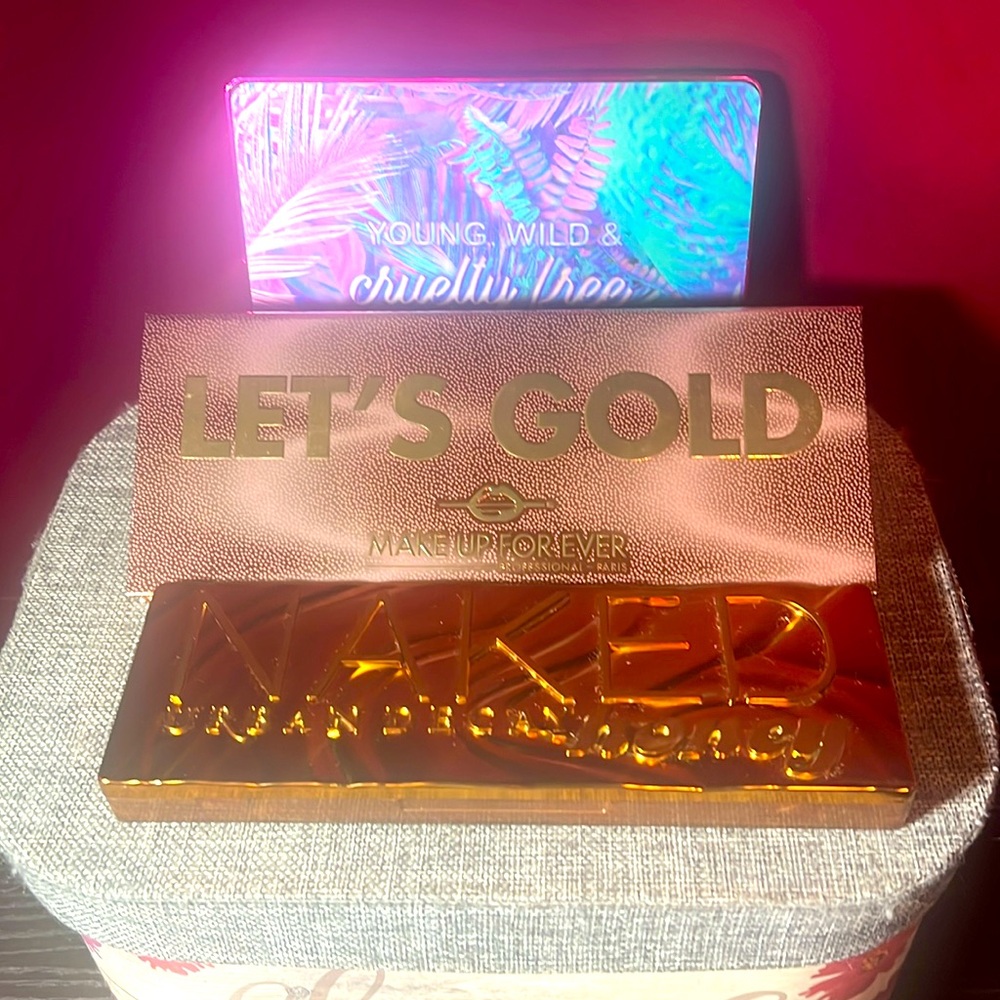 Tarte, Makeup Forever and Urban Decay palettes